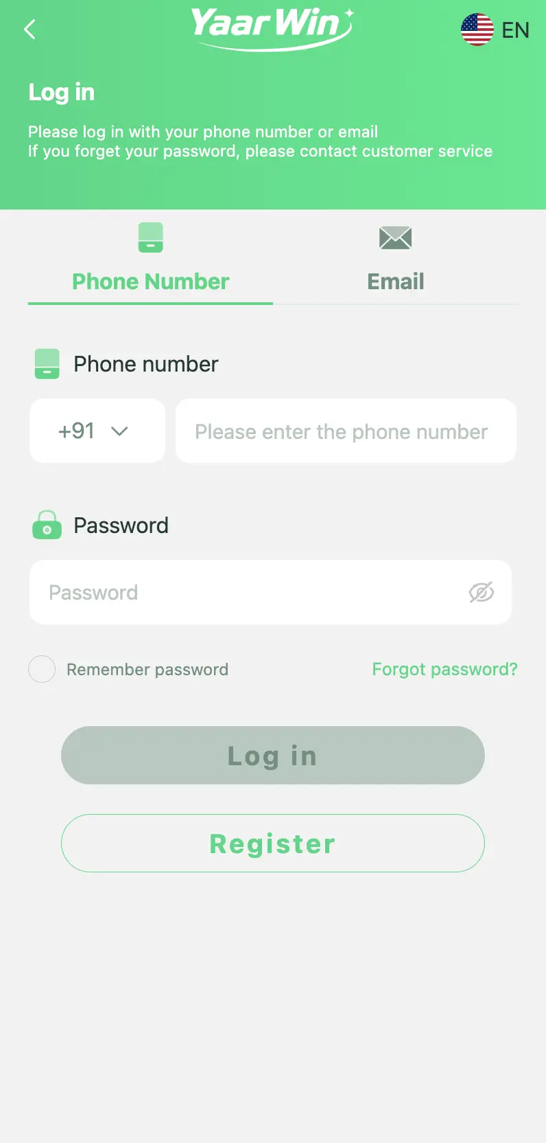 YaarWin Login Access